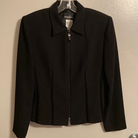 Positive Attitude Two Piece Black Women’s Fitted Suit Set (size 8) - Picture 2 of 12